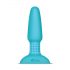 b-Vibe - vibrator anal rotativ cu perle, reîncărcabil (turcoaz)