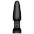 b-Vibe - Vibrator anal cu mărgele rotative și acumulator (negru)