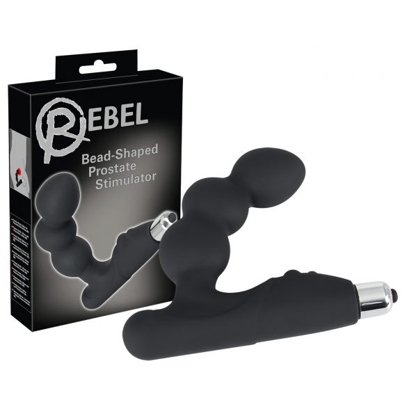 Rebel - vibrator prostatic sferic (negru)