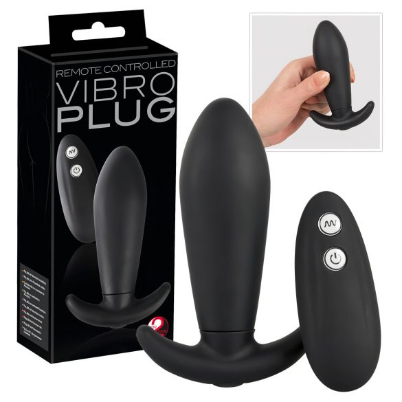 You2Toys - Vibro Plug - vibrator anal cu telecomandă (negru)