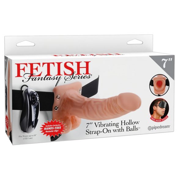 Vibrator cu strap-on 7 (natural)