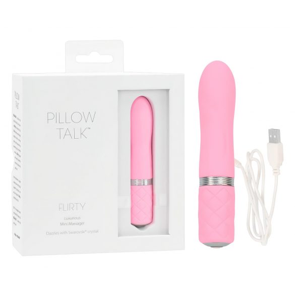 Vibrator Stick Flirty Pillow Talk - cu acumulator (roz)