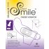 Vibrator deget SMILE - silicon, ondulat (mov)