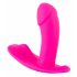 Vibrator SMILE Panty - cu baterii, radio, de prins (roz)