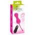 Bile vibratoare SMILE Love - ou vibrativ cu acumulator și radio (roz)