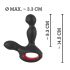 You2Toys Masaj - vibrator prostatic rotativ și încălzitor reîncărcabil (negru)