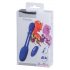 BeauMents Flexxio - Vibrator pentru cupluri cu 2 motoare (albastru)