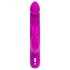 Vibrator realist subțire Happyrabbit cu acumulator și stimulator clitoridian (mov)