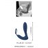 You2Toys Dop pentru prostată - vibrator anal cu inel pentru penis (albastru)