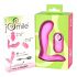 SMILE G-Spot Panty - vibrator reîncărcabil cu telecomandă, de tip strap-on (roz)