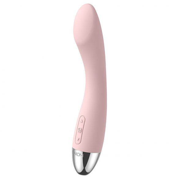 Svakom Amy - vibrator reîncărcabil pentru punctul G (roz pal)