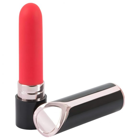 You2Toys - vibrator ruj cu acumulator (roșu-negru)