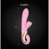 G-Vibe GRabbit - vibrator cu punctul G, cu acumulator și 3 motoare (roz)