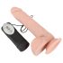 Thrusting Medical - vibrator cu funcție de rotire și lipire (natur)