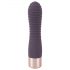 Vibratoarele Flexy Elegant de la You2Toys - vibrator cu acumulator și pliuri pentru punctul G (mov închis)