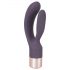 You2Toys Elegant Double - vibrator cu braț pentru stimularea clitorisului, cu acumulator (mov închis)