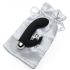 Vibrator Greedy Girl cu stimulator clitoridian - negru