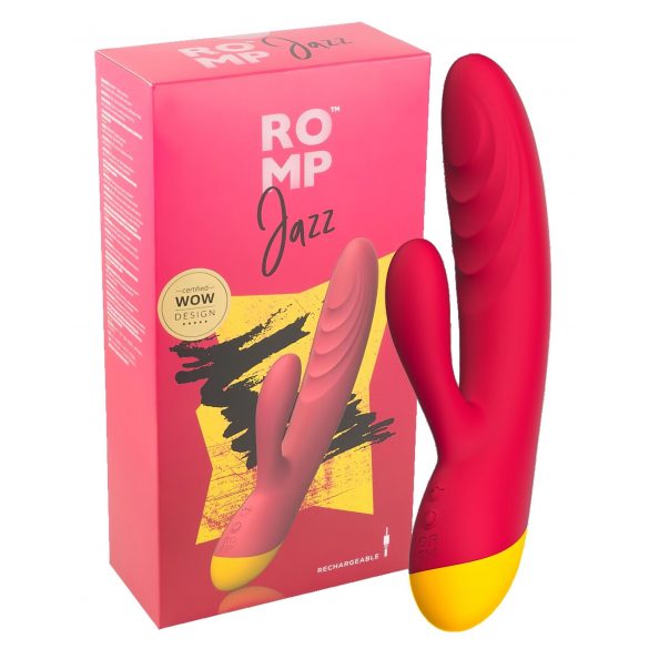 Vibrator pentru punctul G și clitoris ROMP Jazz, rezistent la apă (roz)