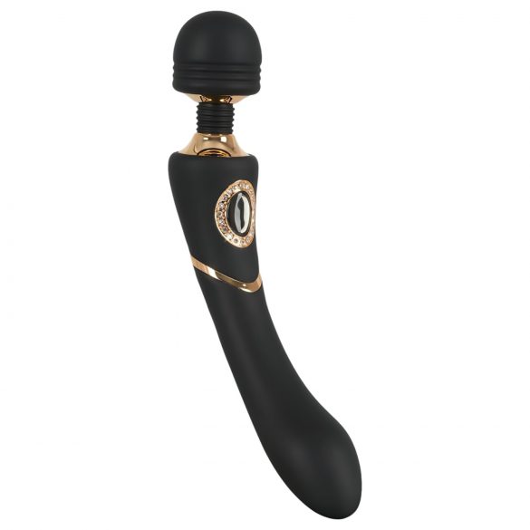 Cleopatra Wand - vibrator masaj rezistent la apă, cu acumulator (negru)