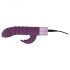 Vibrator G-spot cu stimulator clitoridian și acumulator - violet