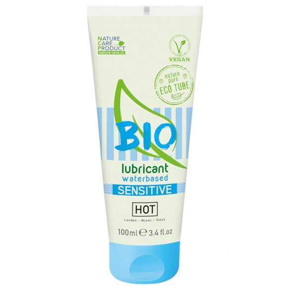 HOT Bio Sensitive - lubrifiant vegan pe bază de apă (100ml)