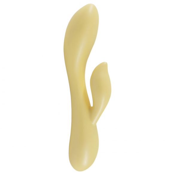 LP Jessica - vibrator inteligent, rezistent la apă cu braț pentru clitoris (galben pastel)