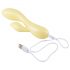 LP Jessica - vibrator inteligent, rezistent la apă cu braț pentru clitoris (galben pastel)