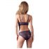 Cottelli - Set sutien dantelat cu flori (mov)