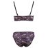 Cottelli - Set sutien dantelat cu flori (mov)