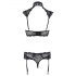 Cottelli - set sutien din dantelă cu guler (negru) - 80B/M