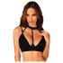 Obsessive Brasica - sutien cu guler (negru) - M/L