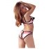 Cottelli - Set cu sutien cu dungi - 85B/L