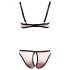 Cottelli - Set cu sutien cu dungi - 85B/L