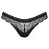 Obsessive Chemeris - Tanga Sexy (Negru)  - M/L