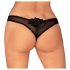 Obsessive Latinesa - tanga deschis (negru)