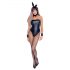 Cottelli Bunny - costum iepuraș sexy și strălucitor (5 piese) - XL