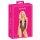 Kissable - body negru cu broderie roz