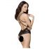 Obsessive 860-TED-1 - body sexy din dantelă (negru)