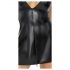 Rochie mini neagră cu model de piele de șarpe - Noir  - M