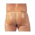 LATEX - boxeri cu prelungitor pentru penis (natural) - L/XL