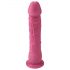 Optimus OgazR - dildo realist cu ventuză - 22 cm (roz)