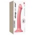 Strap-on-me Metallic Shine M - dildo prietenos cu pielea (roz metalic)