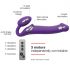 Vibrator fără curea Strap-on-me M (mov)