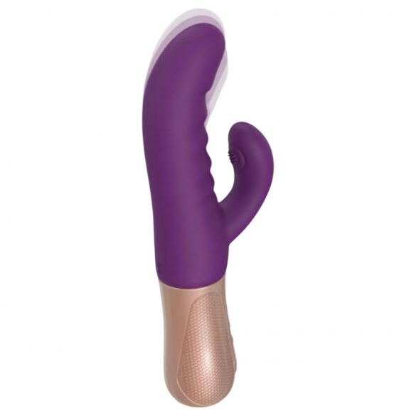 Love to Love Sassy Bunny - vibrator reîncărcabil, cu mișcare de împingere și pulsare (mov)