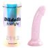 Dildolls Starlight - dildo cu ventuză și stele (roz)