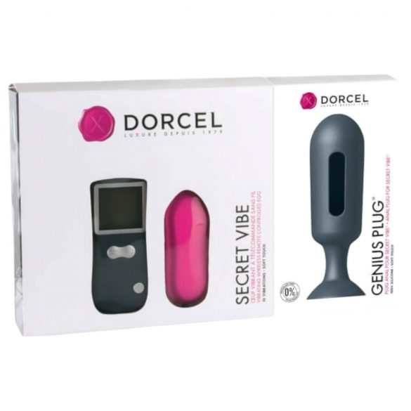 Dorcel Secret Vibe - set ou vibrator cu telecomandă (2 piese)