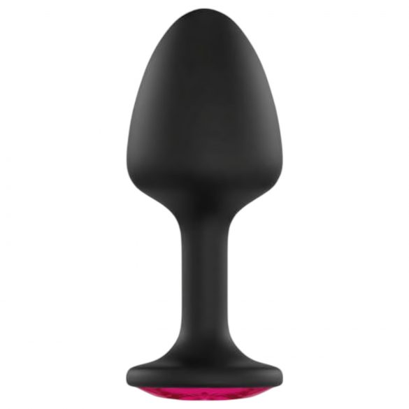 Dorcel Geisha Plug Ruby XL - dop anal cu piatră roz (negru)