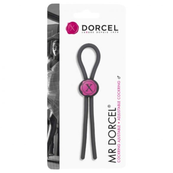 Inel pentru penis ajustabil Mr. Dorcel (gri)