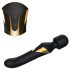 Dorcel Dual Orgasms Gold - vibrator masaj 2in1 cu acumulator (negru)