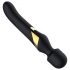 Dorcel Dual Orgasms Gold - vibrator masaj 2in1 cu acumulator (negru)